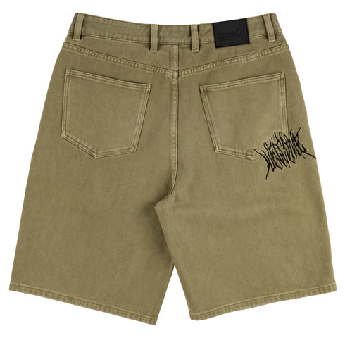 Welcome - Chasm Baggy Denim Shorts (Cedar)